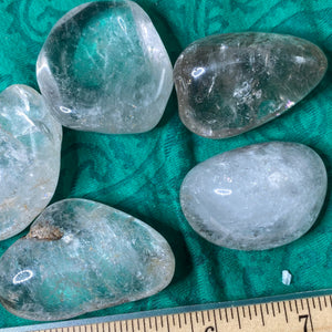 Clear Quartz - Clear Quartz Tumbled Stone (Even more bigger, some a little scenic B38 )