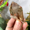 Smokey Quartz - Raw Smokey Quartz Point (etching, rainbows, Diamantina Brazil #820)