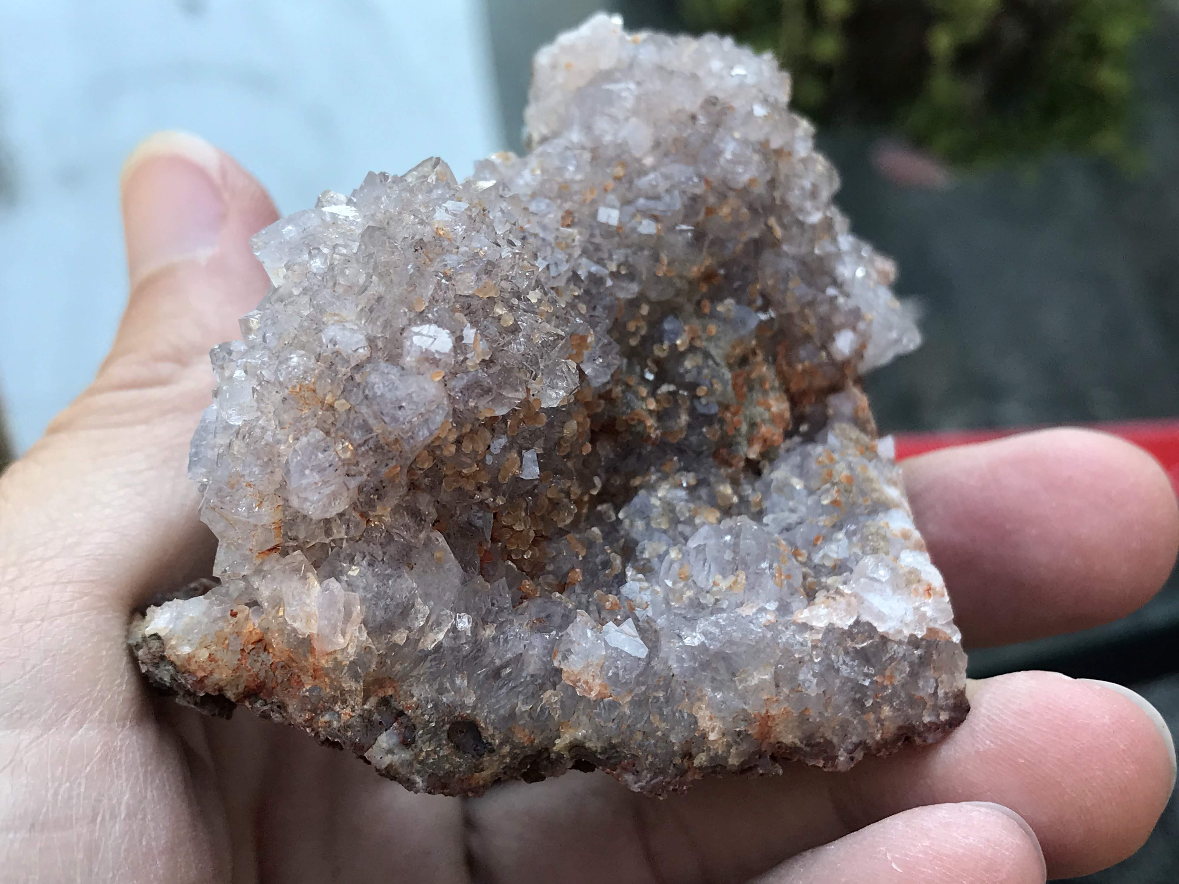 Amethyst- 2 Piece set of Sparkly "Pink" Amethyst from Morocco!