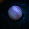 Fluorite - Gorgeous Rainbow Fluorite 61.5 mm sphere UV reacts / Fluorescent! #C23