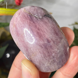 Lavender Rose Quartz - Gorgeous Palm Stones! (C116/C117/C118/C119)