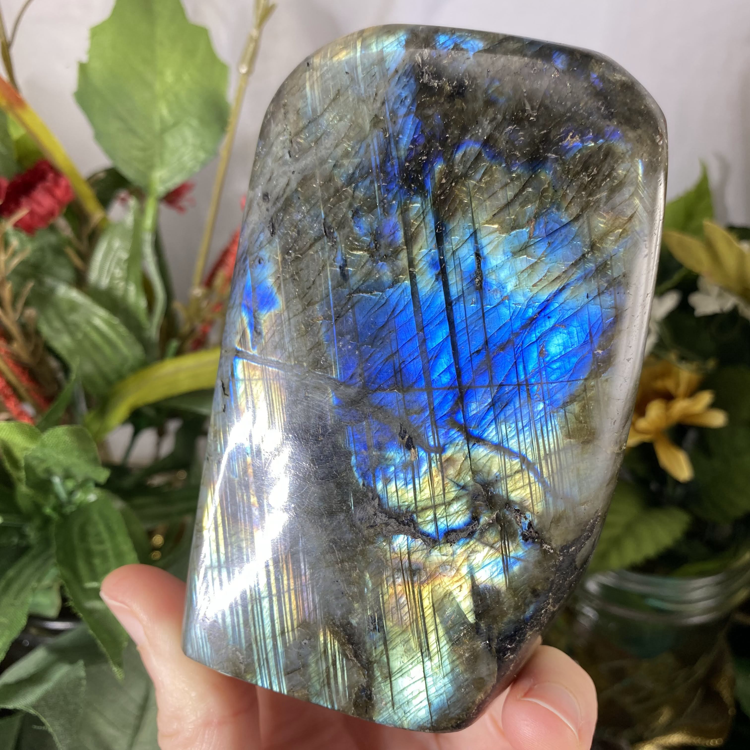 Labradorite - Cosmic Labradorite FLASHY Free Form!! #C330