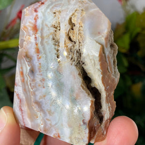 Agate- Beautiful Colorful Agate Polished with Raw Edge Points / Towers / Obelisks! #C334 / C336 / C338