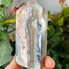 Agate- Unique Colorful Agate Polished Point / Tower / Obelisk! #C344