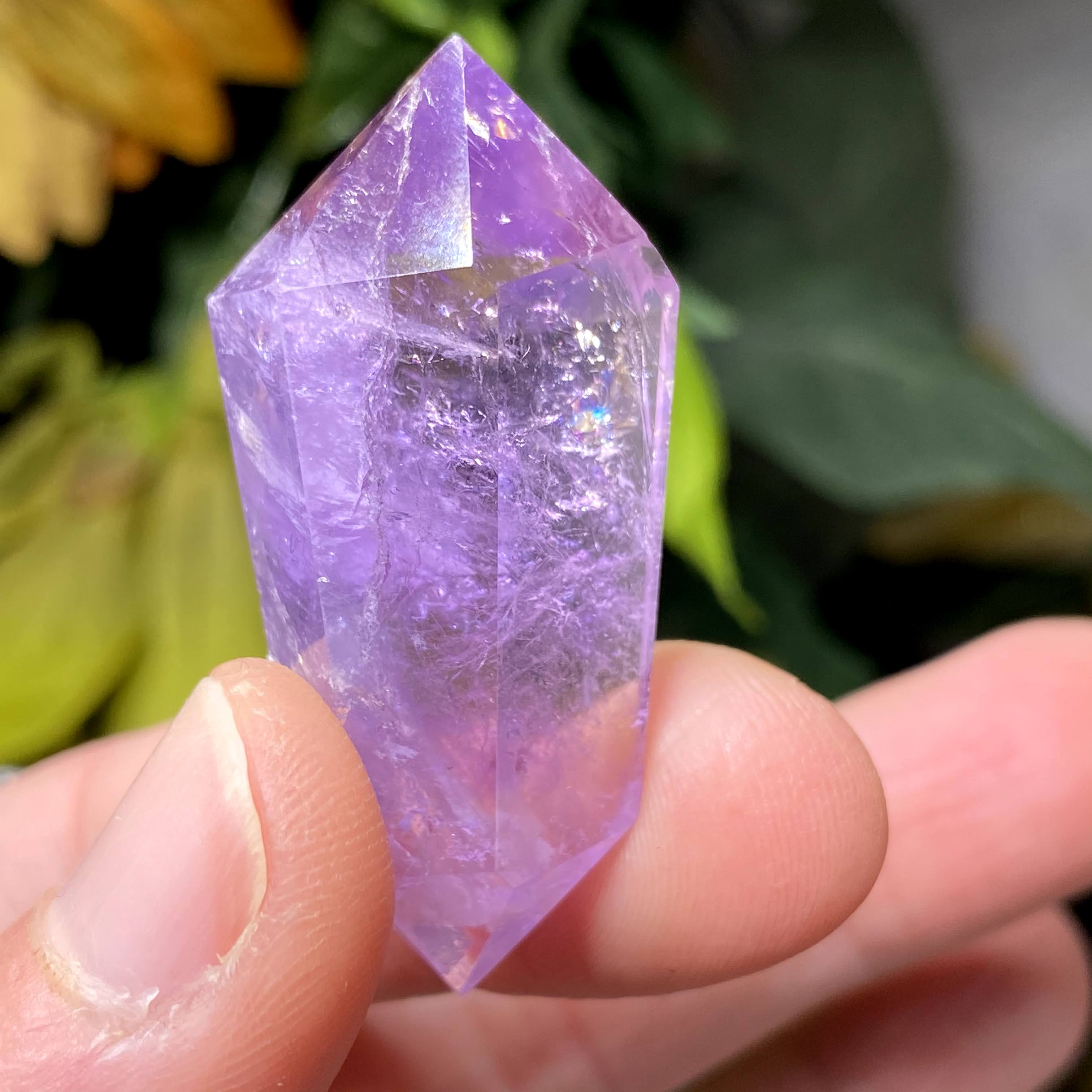 Amethyst- Polished Dreamy Amethyst Double Terminated Points! (A648.A649.A650.A652.A660)