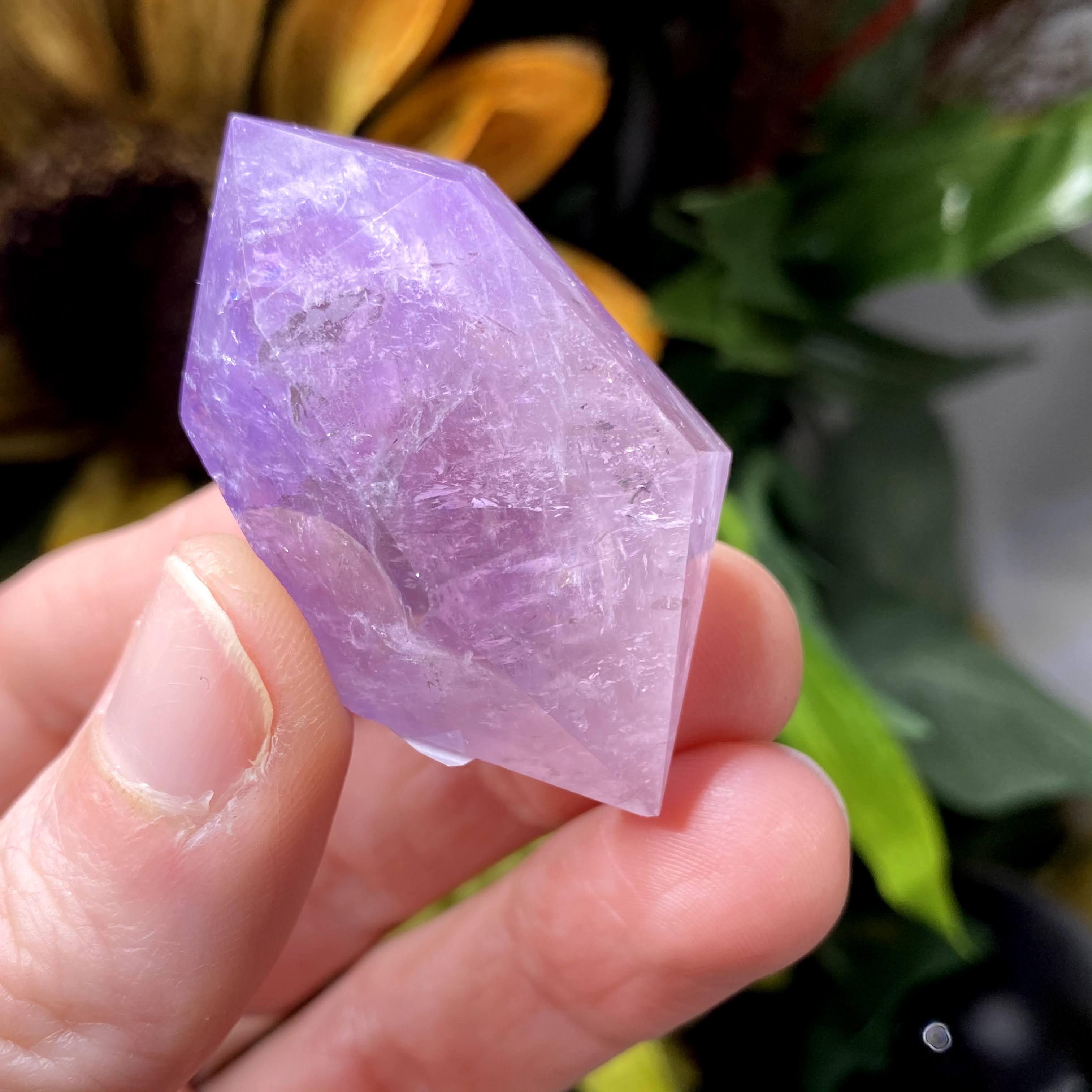 Amethyst- Polished Dreamy Amethyst Double Terminated Points! (A655.A657.A658.A659)