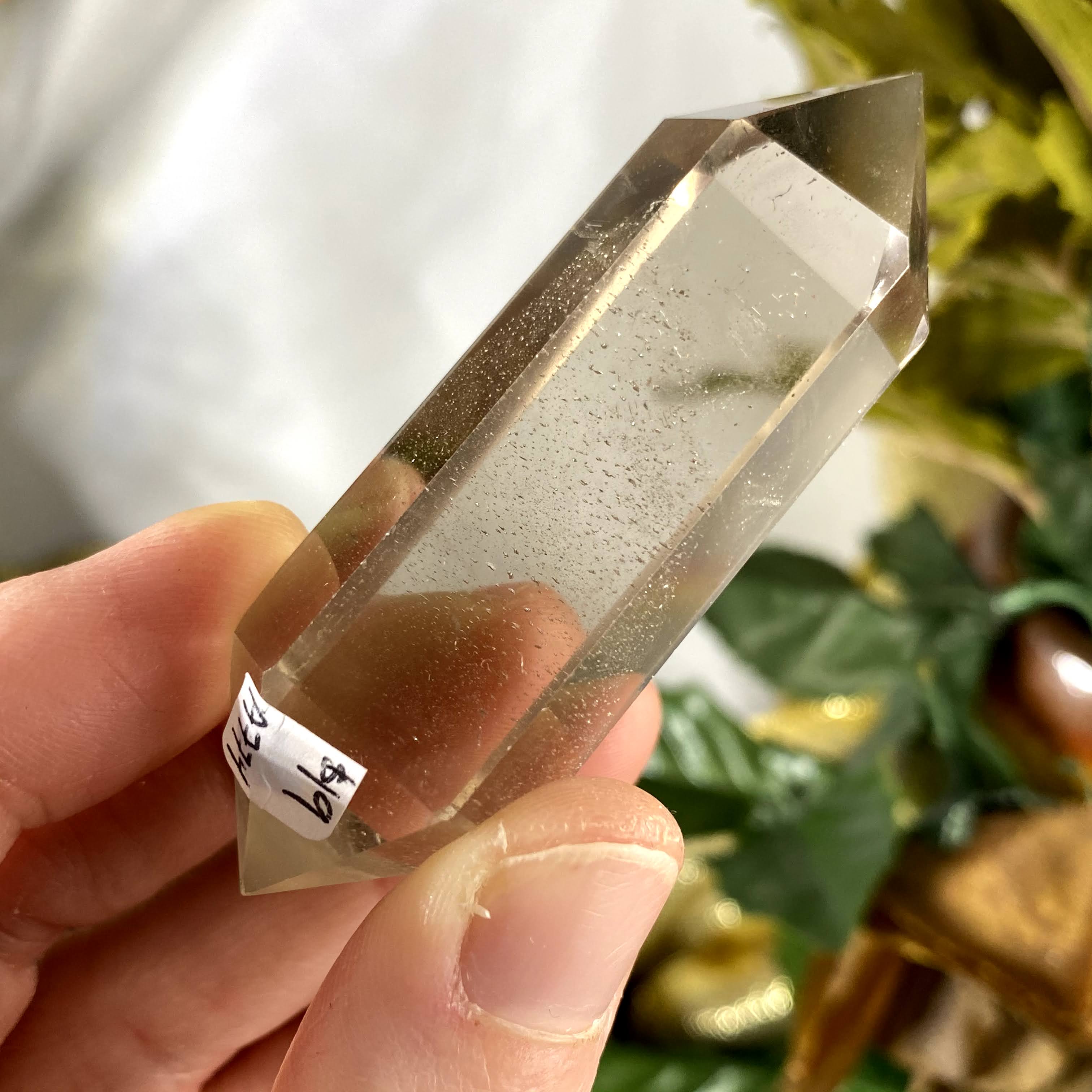 Smokey Quartz- Smokey Quartz Excellent Clarity Polished Double Terminated Point / Wand! (A774.A775.A779.A780)