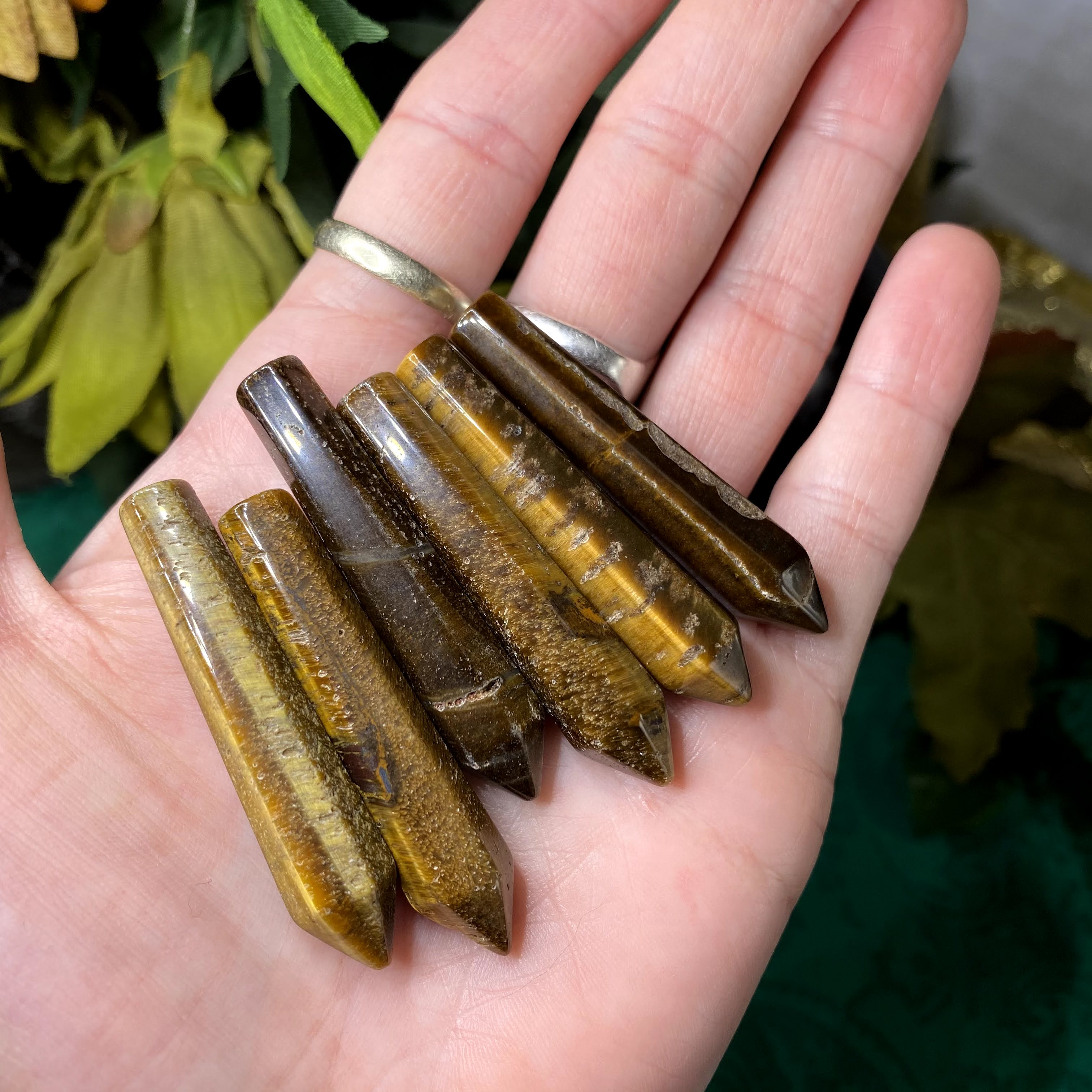 Tiger Eye- Tiger Eye Small Long Polished Point! (A882)