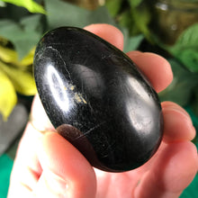 Load image into Gallery viewer, Black Tourmaline Palm Stones MED!