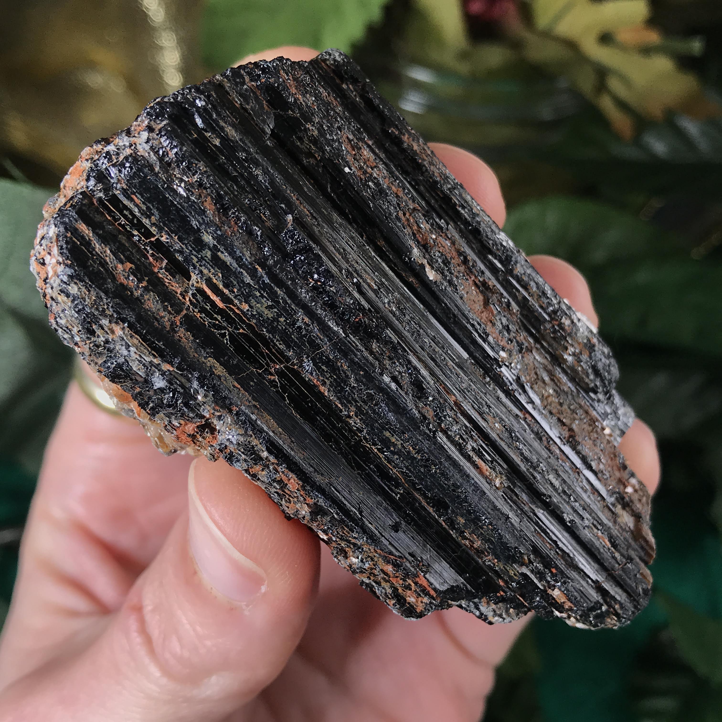 Black Tourmaline (Some with Mica!) Raw -large