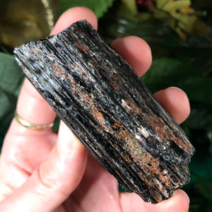 Black Tourmaline (Some with Mica!) Raw -large
