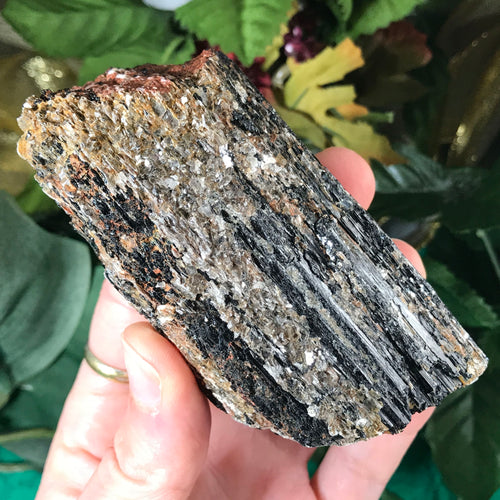 Black Tourmaline (Some with Mica!) Raw -extra large