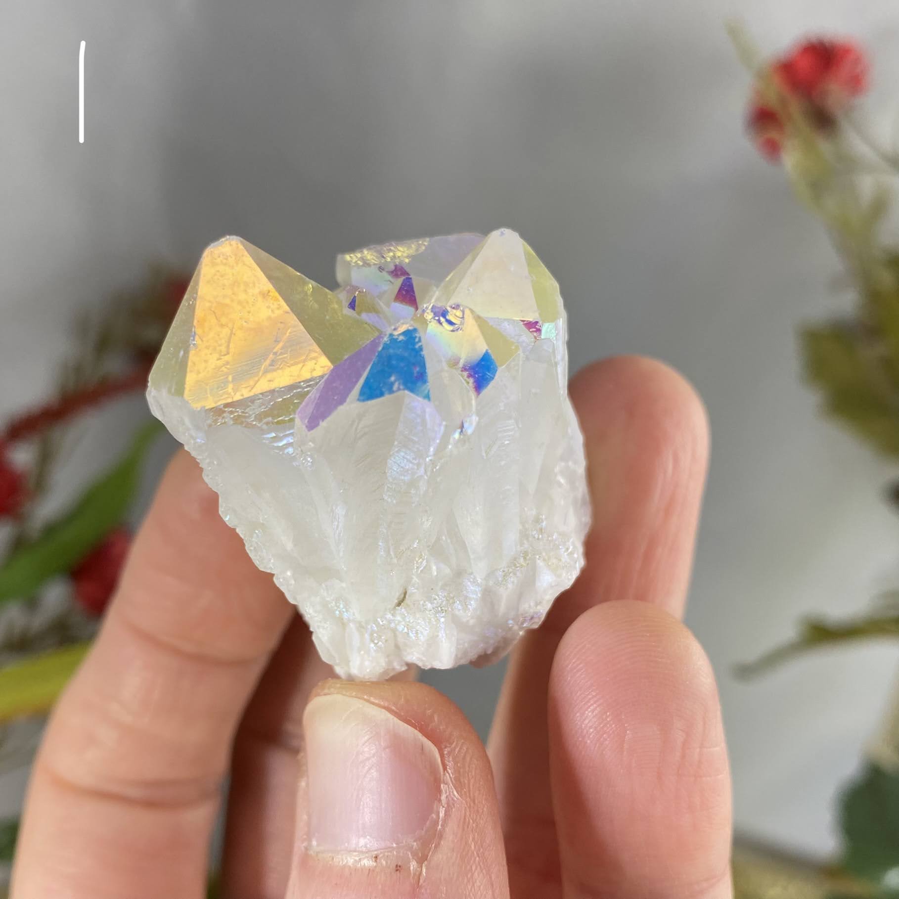 Angel / Opal Aura Quartz - Angel / Opal Aura Quartz Small Clusters! (C453 / C456 / C455)
