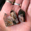 Lodolite / Scenic Quartz / Shamanic Dream Stone / Included Quartz 3 Small Towers / Points THREE PIECE SETS! (A709/A710)