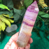 Fluorite- Lovely Rainbow Fluorite Towers Obelisks! (larger size/weight)