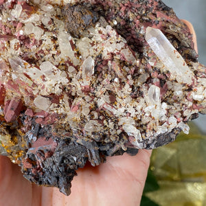 Hematoid Quartz Cluster Large Mineral Display Specimen! #C326