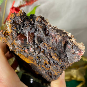 Hematoid Quartz Cluster Large Mineral Display Specimen! #C326