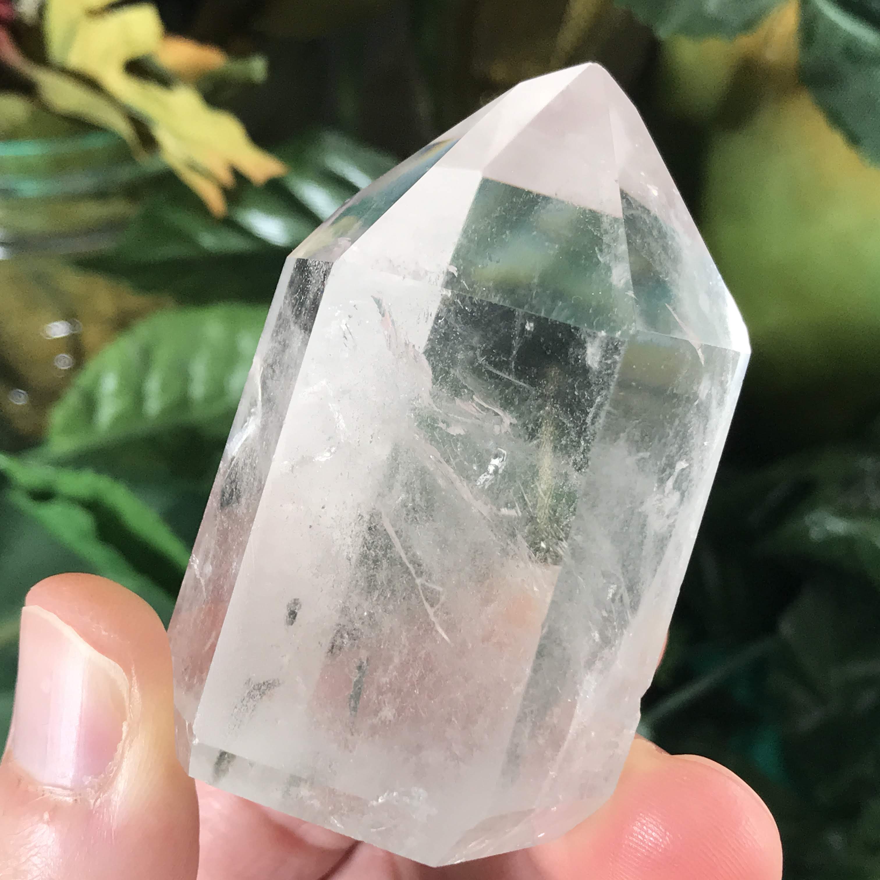 Clear Quartz Heavenly Polished Tower Obelisk!