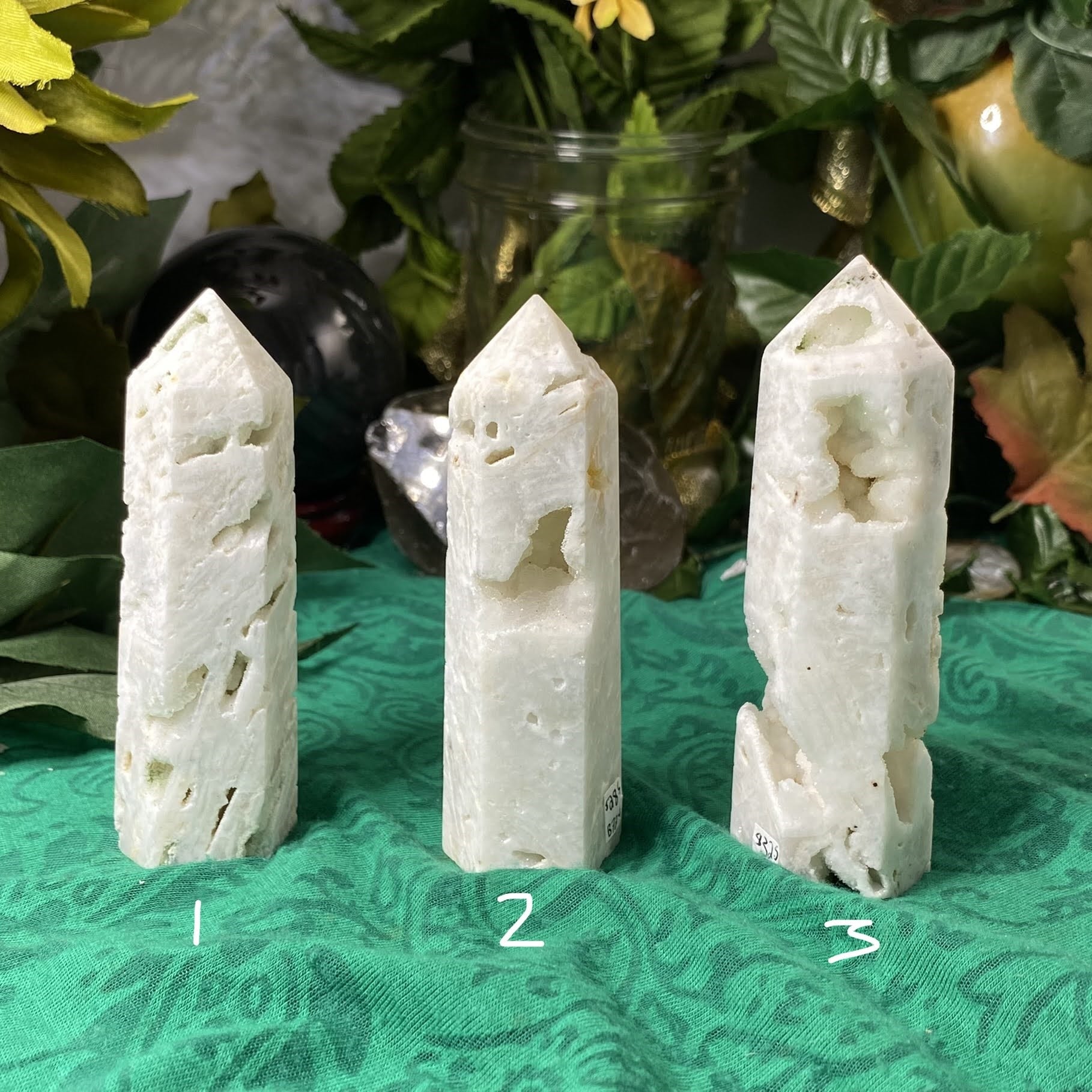 Quartz- Druzy Quartz Raw & Polished Points / Towers / Obelisks! (B723/B724/B726)