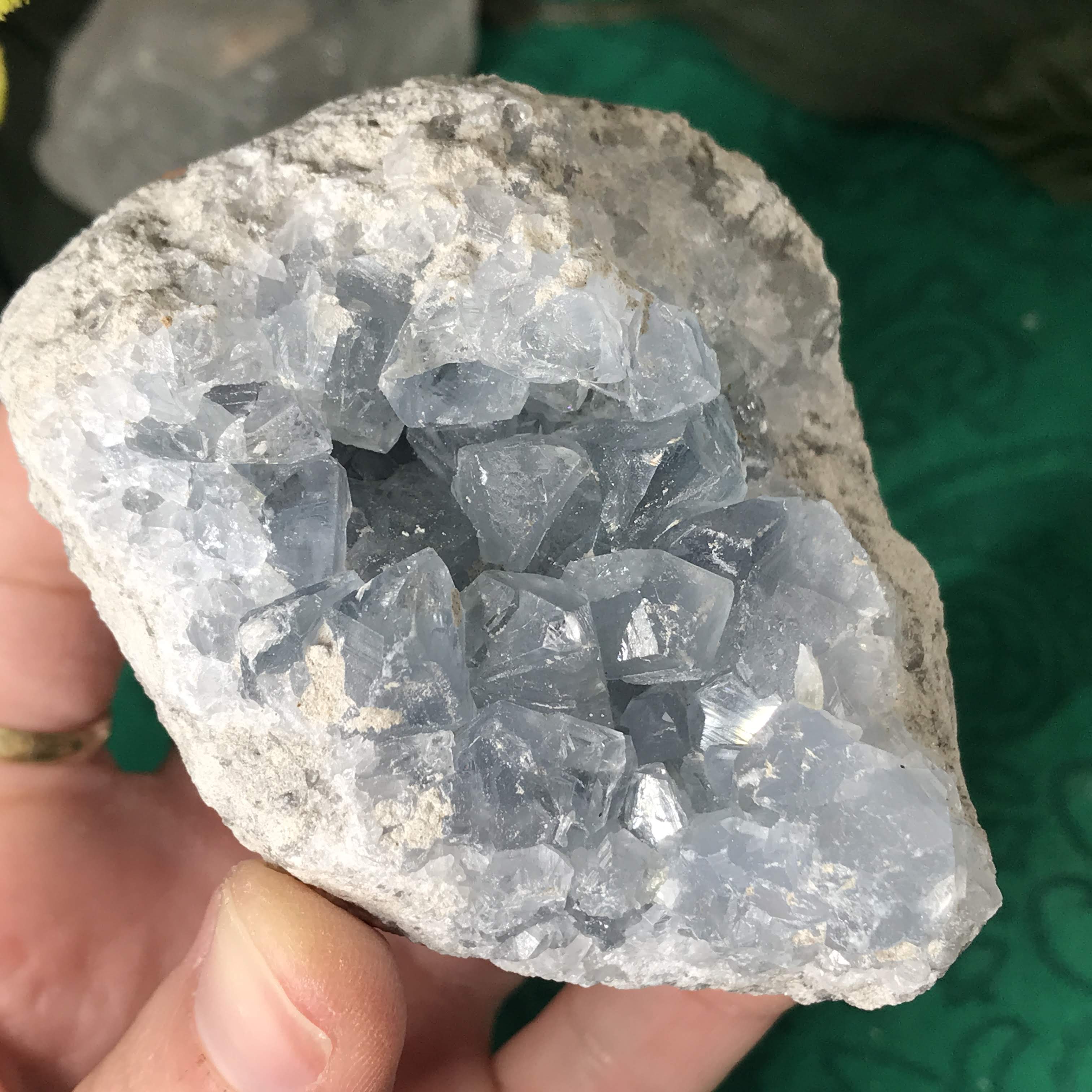 Celestite- XLarge Raw Crystal Cluster!