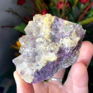 Fluorite - Wild Purple with a Hint of Green Fujian Fluorite Specimen! (841)