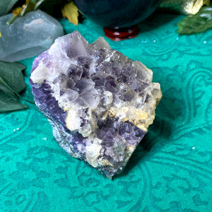 Fluorite - Wild Purple with a Hint of Green Fujian Fluorite Specimen! (841)