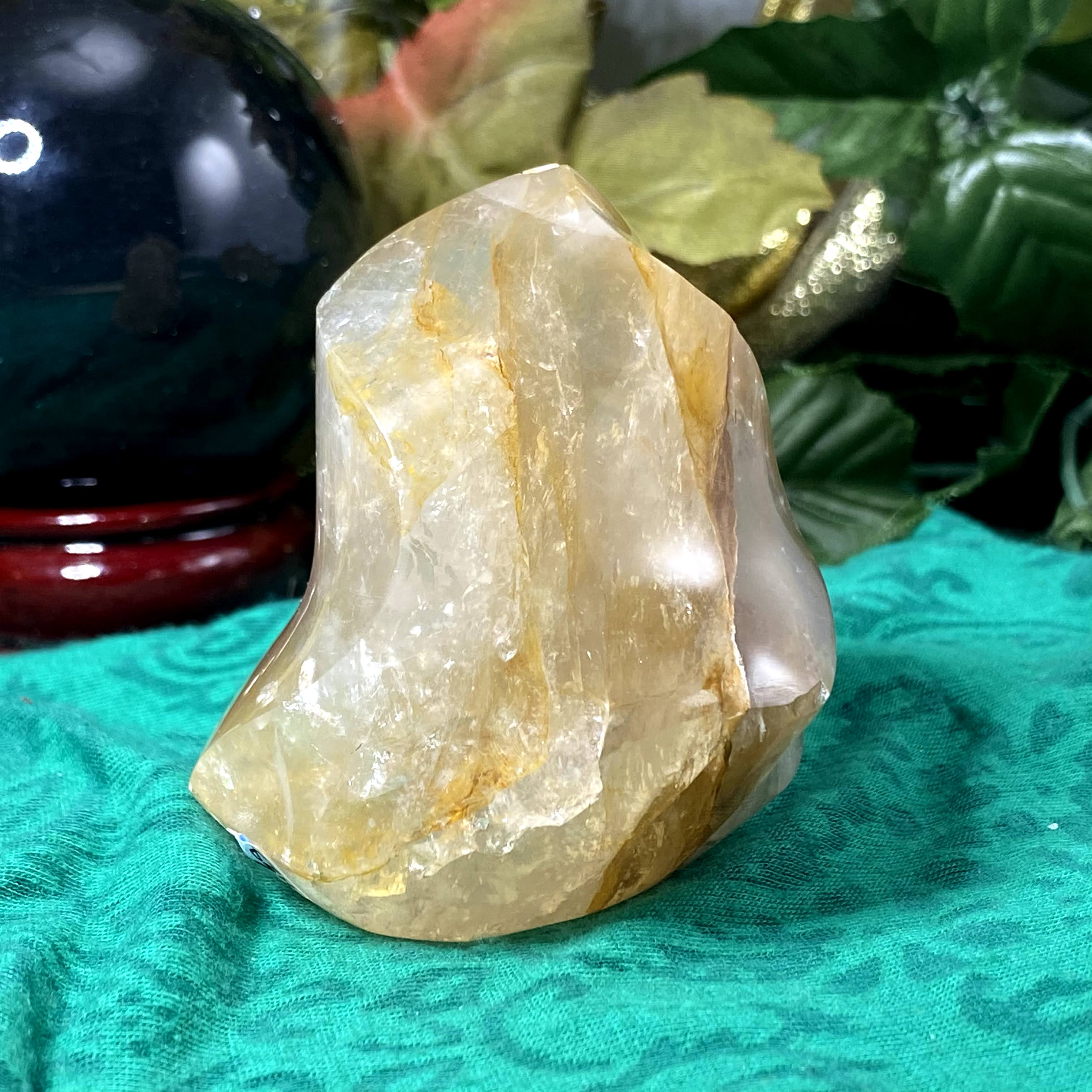 Hematoid Quartz- Golden Healer Hematoid Quartz Flame! B336