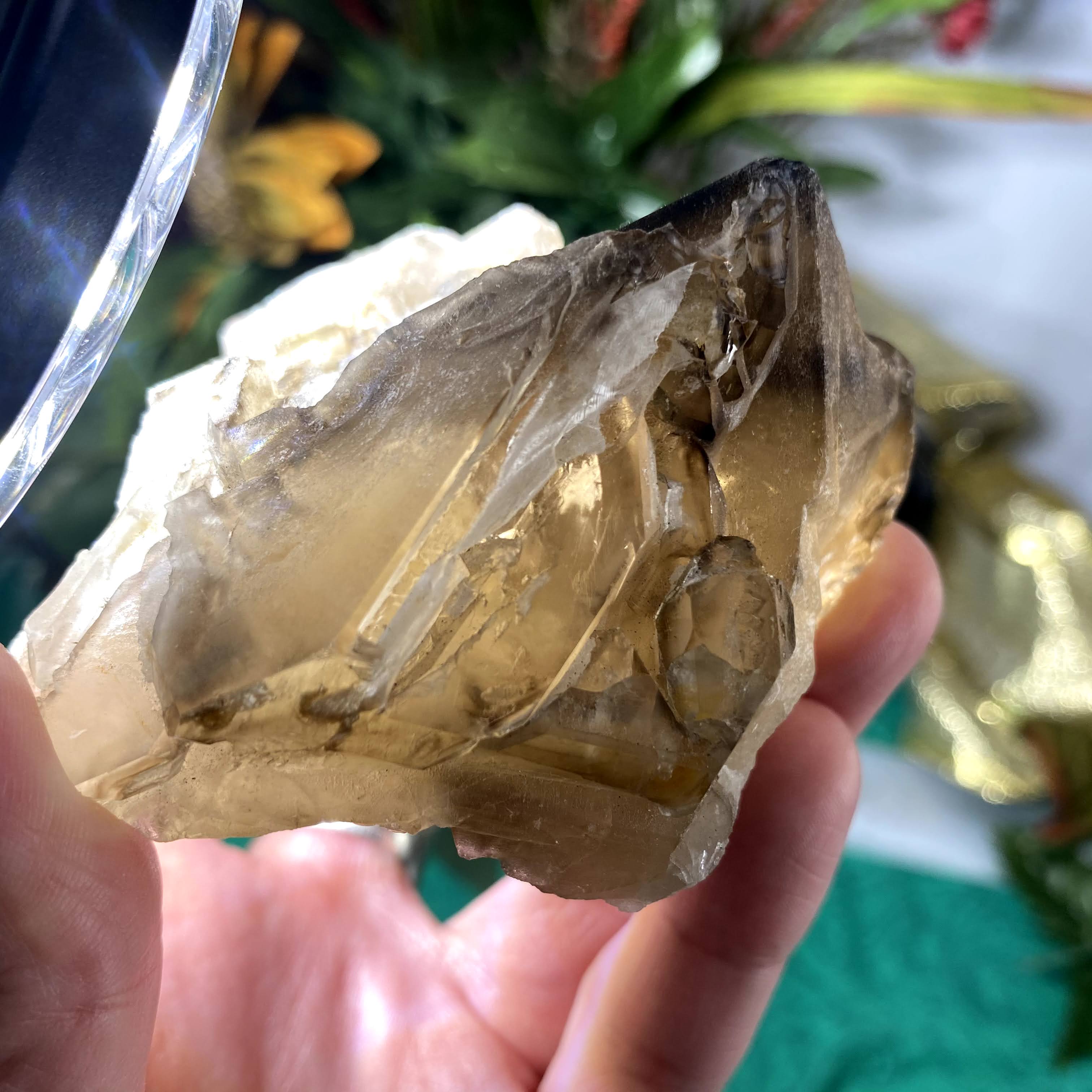 Smoky Quartz Elestial - Awesome Natural Smoky Quartz Elestial  #448