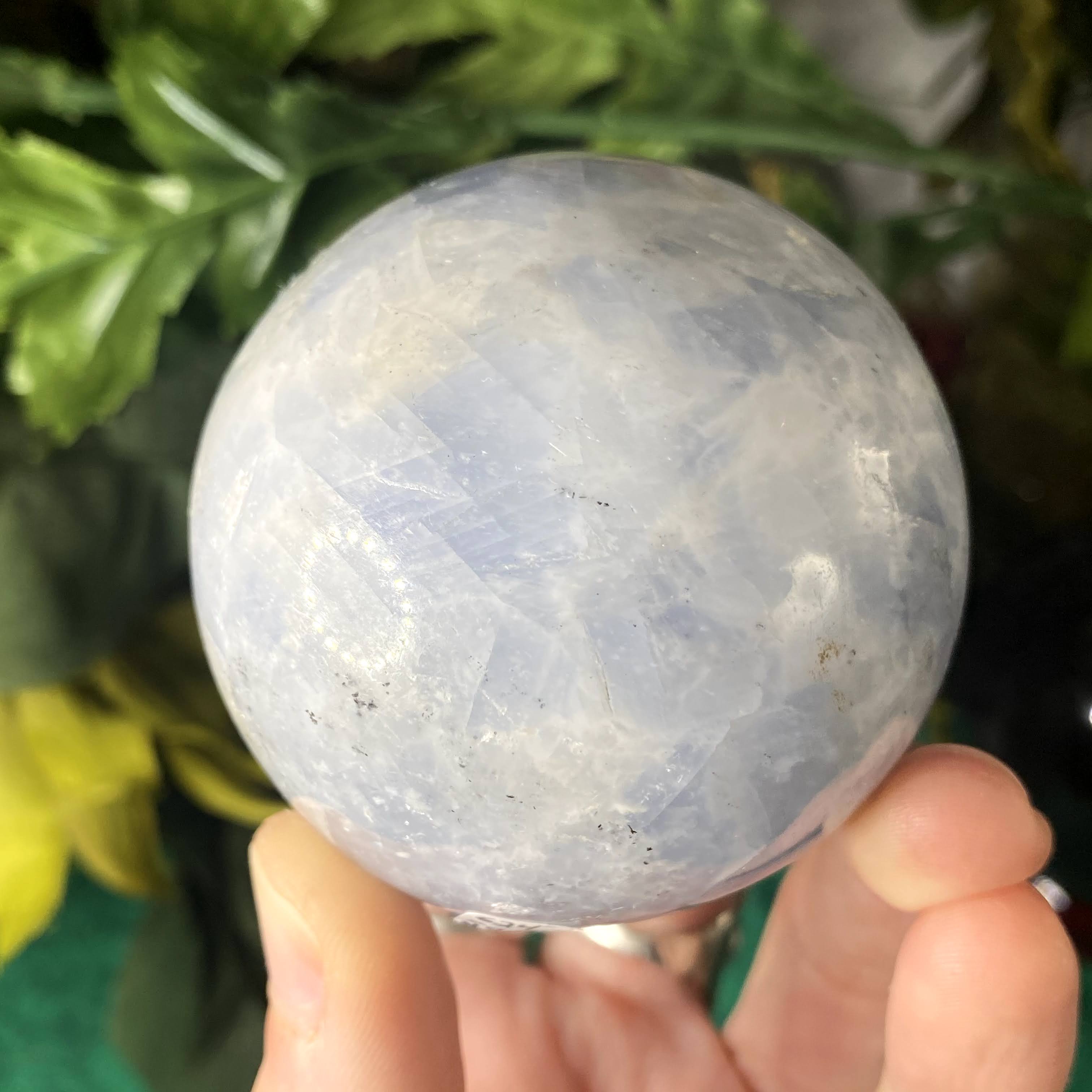 Calcite - Soothing Blue Calcite 59mm Sphere! A917