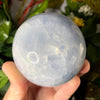 Calcite - Soothing Blue Calcite 70mm Sphere! A921
