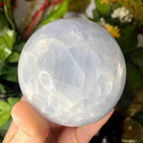 Calcite - Soothing Blue Calcite 70mm Sphere! A921