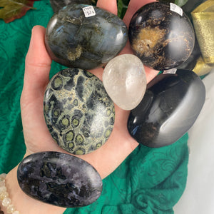 Bundle Deal! Palm Stone Bundle Set #1/C947 6 piece Set