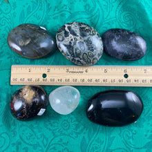 Load image into Gallery viewer, Bundle Deal! Palm Stone Bundle Set #1/C947 6 piece Set