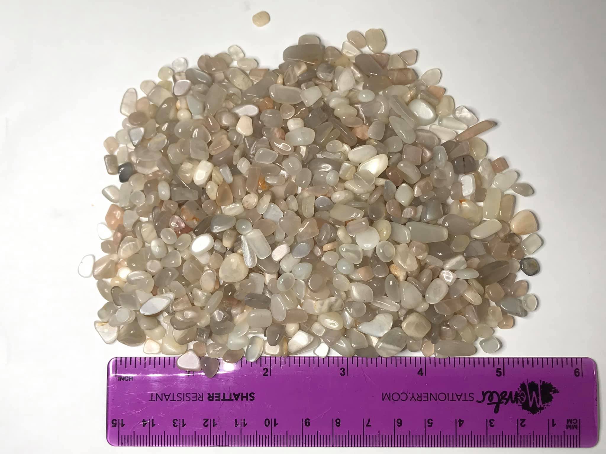 Moonstone Tumbled Chips! 1.5oz bag!